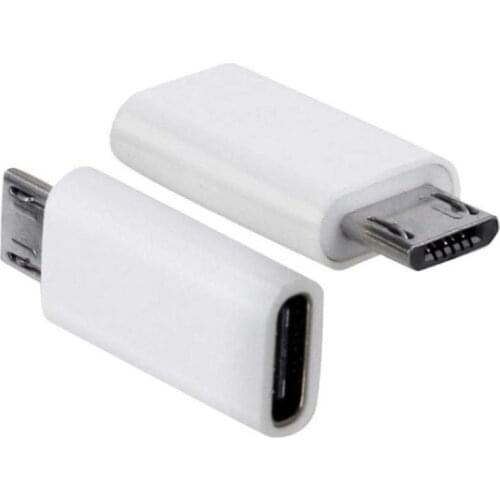 2 Pack USB C to Micro USB Adapter Type C Female to Micro USB Male Convert Connector Support Charge & Data Sync for Samsung S7