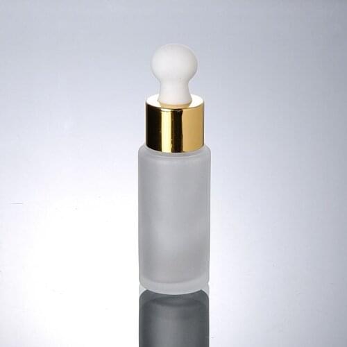 300pcsx 20/25/30ml Glass Dropper Bottle Refillable Tea Tree Oil Essential Aromatherapy Perfume Container Liquid Pipette Bottle