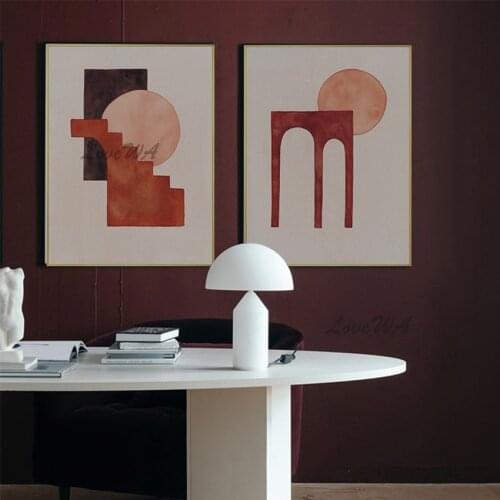 4 Pictures Handpainted Artwork Paintings Abstract Colorful Decoration Oil Painting on Canvas Wall Art Pictures For House Unframe