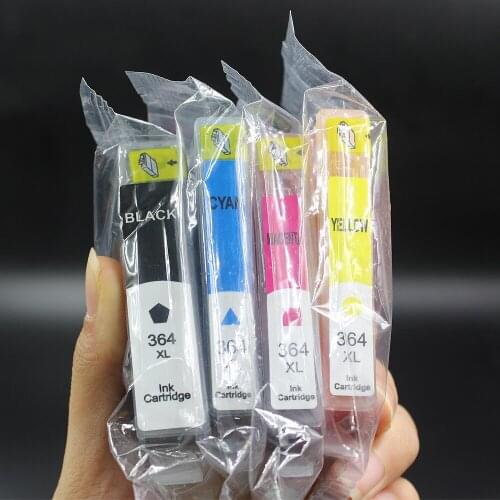UP 4pcs NO CHIP ink cartridge compatible for HP564 364 178 for Photosmart 3070A B110a 3520 4620 5510/5520/6510/6520/7510/7520