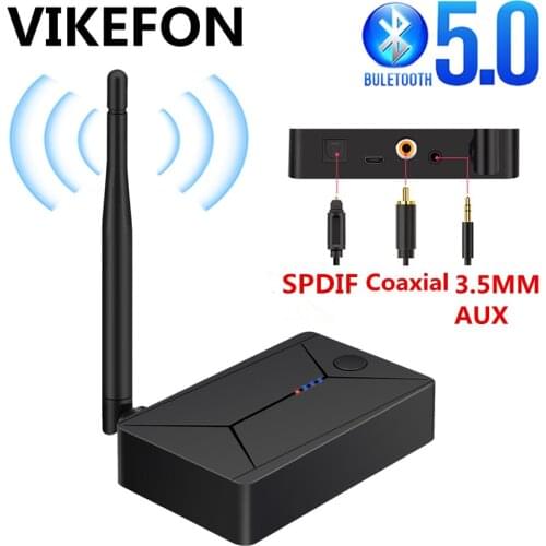 Bluetooth 5.0 Home Audio Transmitter Coaxial SPDIF 3.5mm AUX Stereo Wireless Adapter USB Dongle For TV Computer PC Laptop Music