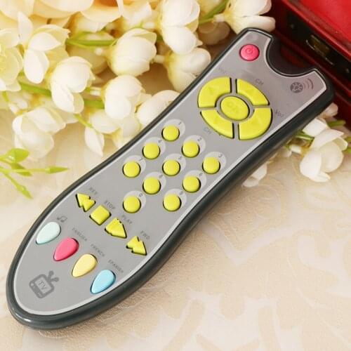 Baby TV Remote Control Toy, Learning Remote Controller Toy with Light Music for Toddlers Kids Boys and Girls 6 Months