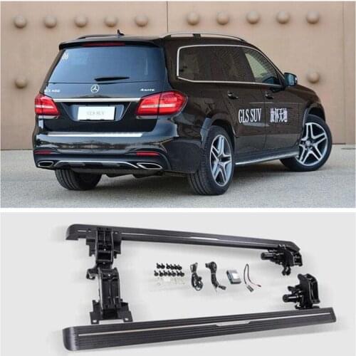 For Benz GL GLS X166 GLS320 GLS350 GLS400 GLS450 2013-2019 Electric Automatic Running Boards Side Step Bar High Quality Pedals