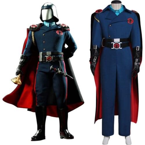 G.I. Joe:The Rise of Cobra Cosplay Cobra Commander Cosplay Costume Suit Adult Halloween Carnival Cosplay Costume