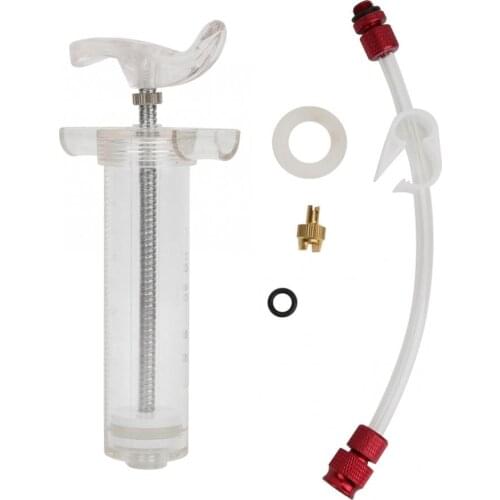 Bike Tubeless Sealant Injector 50ml Tyre Sealant Injector With Multifunctional Valve Cap Valve Core Tool For Bike Tubeless Tire