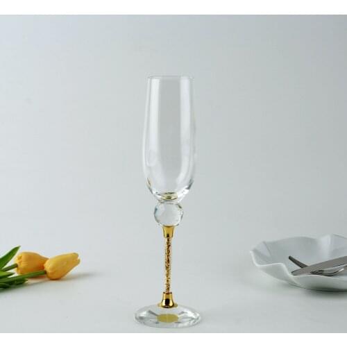 Creative Cylinder Stand Sparkling Wine Glass Cocktail Drinks Types Of Wine Glasses Trendy Table Decorative Wine Glasses