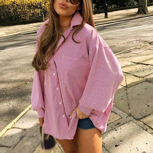 LLYGE Women's Oversized Shirts