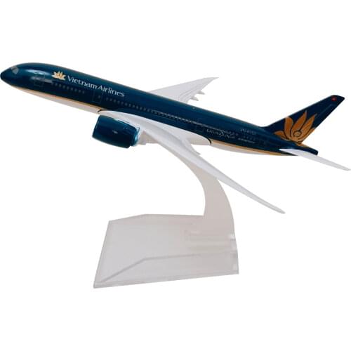 Alloy Metal Air Vietnam B787 Airlines Airplane Model Vietnam Boeing 787 Airways Plane Model Scale Diecast Aircraft 16cm hot toys