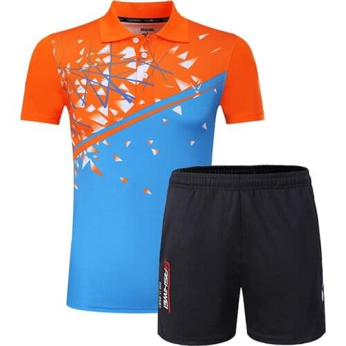Men/Women Tennis Shirts Sets New Design Sport Suit Shorts With Jerseys Breathable Quick Dry Badminton Table Tennis Sportswear