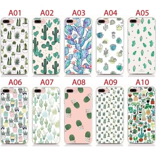 New 2021 For Wiko Tommy 2 3 Plus Sunny 5 Lite 4 3 2 Plus 3 Mini Case Cute Cactus Soft TPU Back cover Mobile phone bag