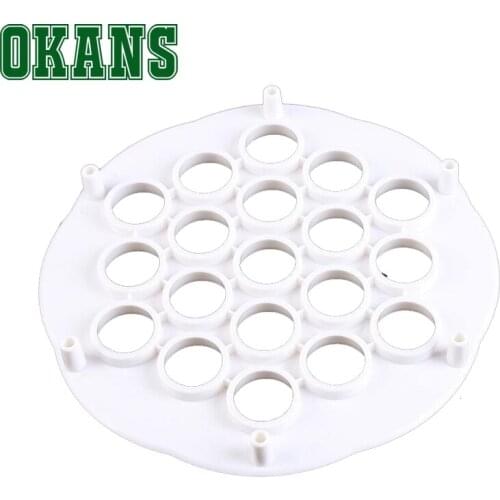 New Design Dumplings Maker Mold Kitchen DIY Eco Friendly Fast Make Plastic Dumplings Tool Pastry Tool 19 Holes