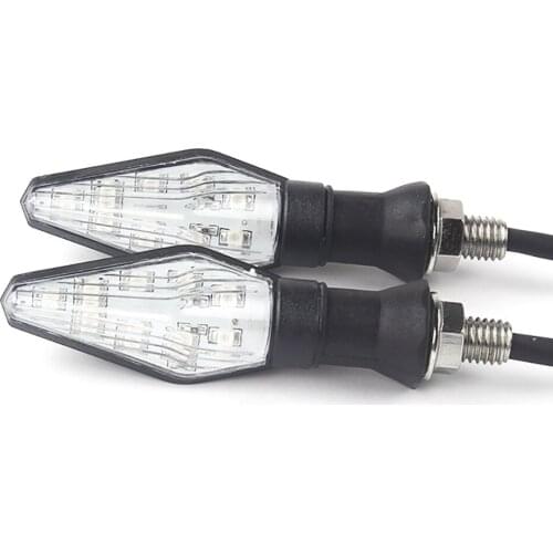 12V Turn Signal Motorcross Blinker Flasher Lamp Amber Indicator Universal Motorcycle LED Light MTB Bike Motorbike Accessories