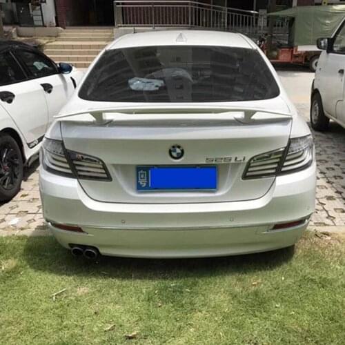 SHCHCG For BMW G30 E60 5 Series 2011-2018 ABS Plastic Unpainted Primer Color Rear Spoiler Rear Trunk Lip Wing Car Accessories