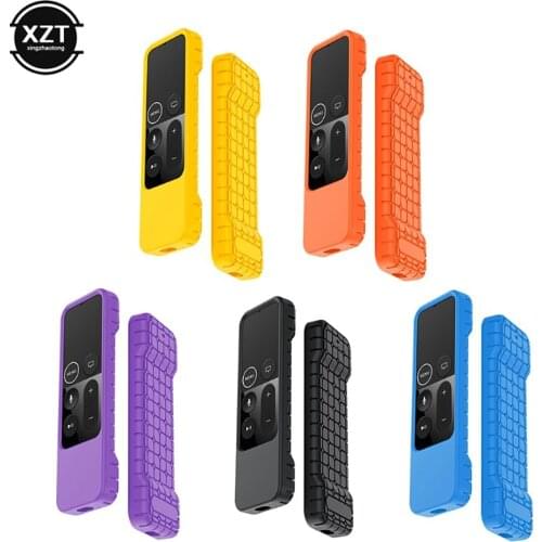 Silicone Shock Proof Protector Soft Cover Dustproof Waterproof Protective Case Rectangle Sleeve for Apple TV 4K Remote Control