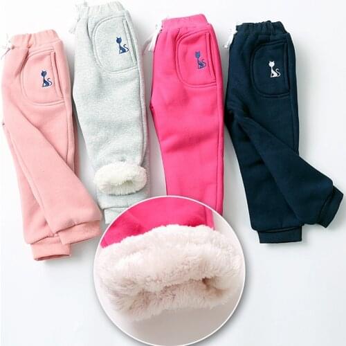 Boys Sport Pants Children Trousers Autumn Winter Baby Clothes Girls Sweaterpants Character Cat Kids Leggings For Boys Girls