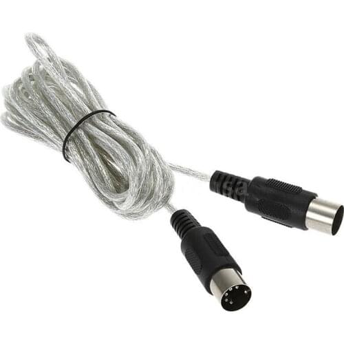 9.8FT Midi Male to Male DIN 5-Pin Music Instrument Extension Cable Connector
