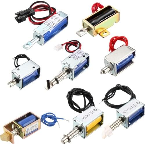 Uxcell DC 4.5V 20g 3mm Push Pull Type Mini Solenoid Electromagnet, Open Frame , Linear Motion