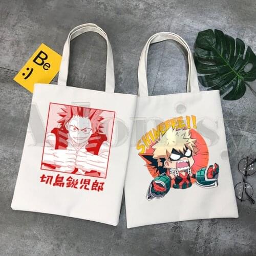 My Hero Academia Boku No Hero Academia Anime Graphic Hipster Cartoon Print Shopping Bags Girls Fashion Casual Pacakge Hand Bag