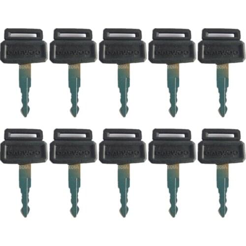 10Pc Ignition Key D200 For Daewoo For Doosan Excavator & Heavy Equipment with OEM Logo