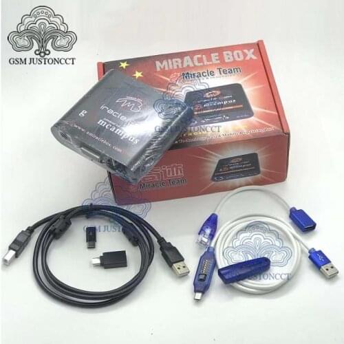 100% Original Miracle Miracle box +Miracle key with cables ( v2.48A hot update ) for china mobile phones Unlock+Repairing unlock