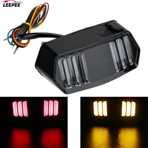 12V Motorcycle Tail Light Turn Signal Indicator Lamp Led Rear Brake Light Lamp for Honda MSX125 CBR650F CTX700 CTX700N