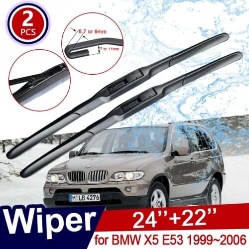 Car Wiper Blades for BMW X5 E53 1999~2006 Front Windscreen Windscreen Wipers Car Accessories 2000 2001 2002 2003 2004 2005