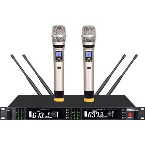 Bolymic UHF wireless microphone dual channels karaoke microphone microfoon draadloos