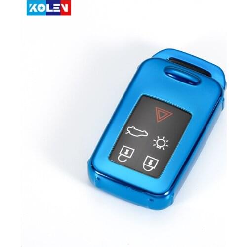 Full Cover Soft TPU Car Remote Key Case Cover For Volvo C30 C70 S40 S60 S70 S80 V40 V50 V70 XC60 XC90 Accessories Keychain Shell