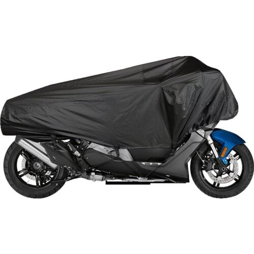 Bike Motorcycle Cover Travel Ready Half Cover 210T Universal Lightweight Half Cover Outdoor Waterproof Rain Dust UV Protector