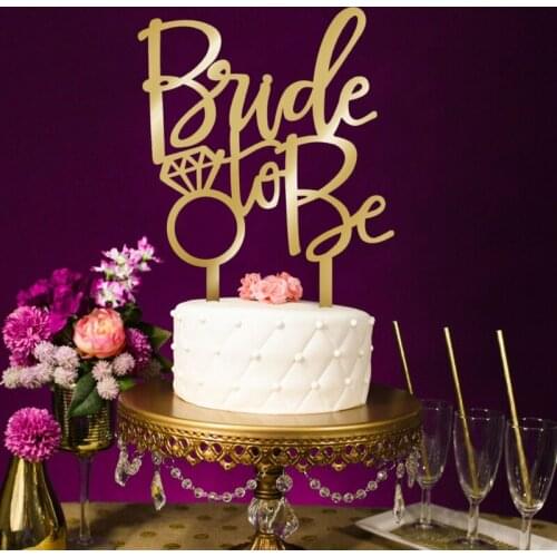 Sweet Bride To be Cake Topper Cupcake Wedding Engagement Bridal Party Decoration cupcake display