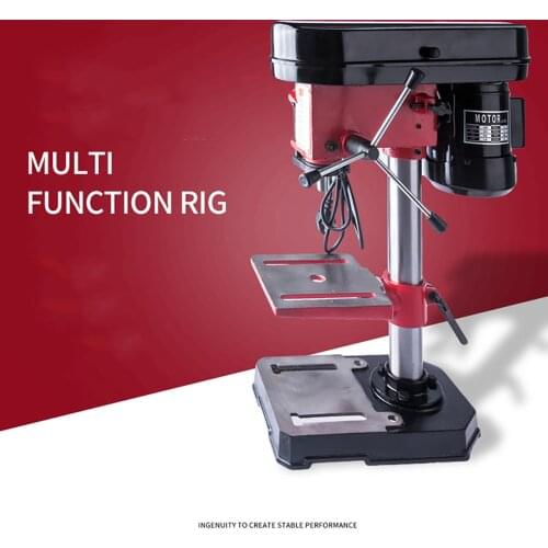 220V Multifunctional Electric Bench Drilling Machine High Power Metal Drill Adjustable Speed Drilling Machine 350W