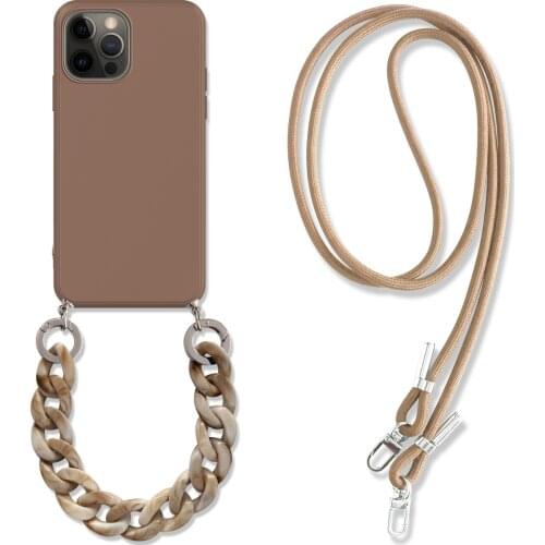 Fashion Hot Crossbody Lanyard Phone Case for iPhone 12 11 Pro Max 12 Mini X XS Max XR 8 7 Plus Cover with Strap