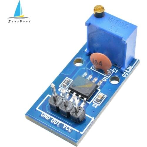 DC 5V 12V NE555 Adjustable Resistance Frequency Pulse Generator Module Single Channel Output for Arduino Smart Car