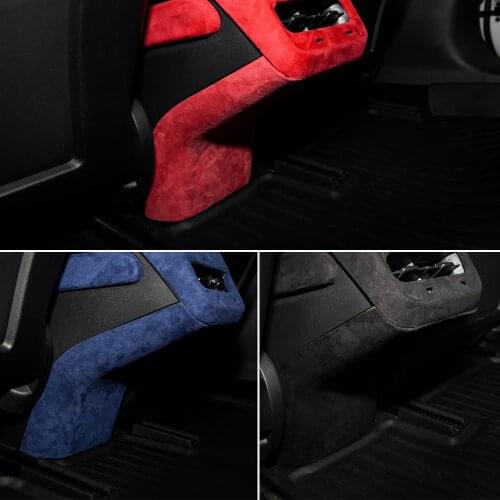 Model3 Interior Patch For Tesla Model 3 Accessories Turn Fur For Tesla Model Y Rear Anti Kick Cover Model Three