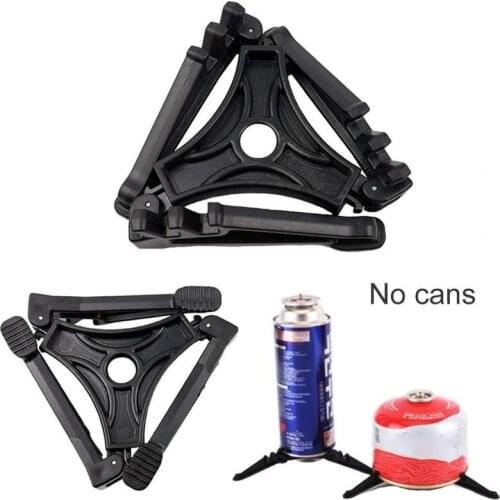 Outdoor Camping Gas Tank Stove Base Holder Cartridge Canister Tripod Braket Bottle Shelf tilting prevention Stand