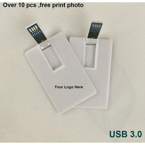 Custom LOGO Credit Card USB flash drive 64GB memory stick 32GB disk 4GB 8GB 16GB Usb drive gifts Customised Company Name Logo