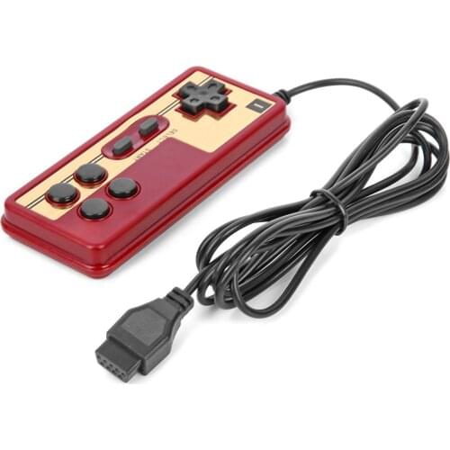 Wired 8 Bit TV Red and White Machine Game Player Handle Gampad Controller Game Player