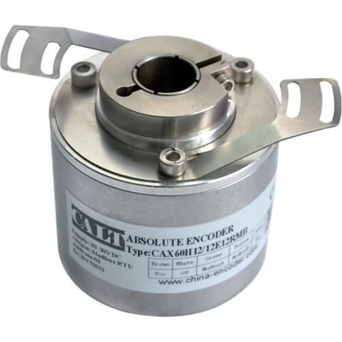 CALT 4096 12 bits multi-turn blind hollow shaft absolute rotary encoder SSI RS485 RS422 MODBUS RTU 40-20mA Canopen Canbus output