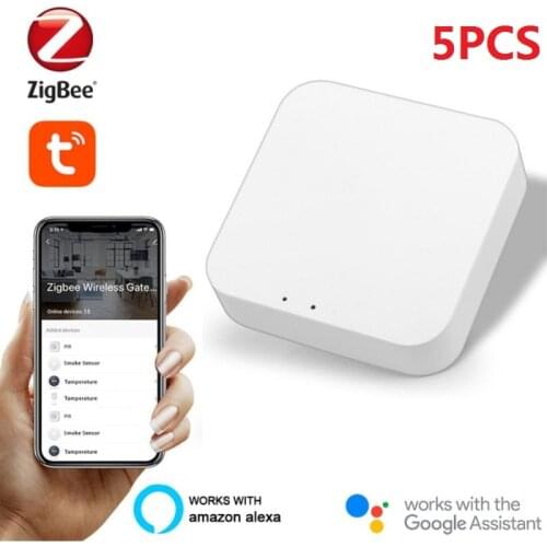 5/1PCS Tuya Smart GatewayMini ZigBee 3.0 Hub Smart Home Bridge APP Remote Controller Works with Alexa Google Home
