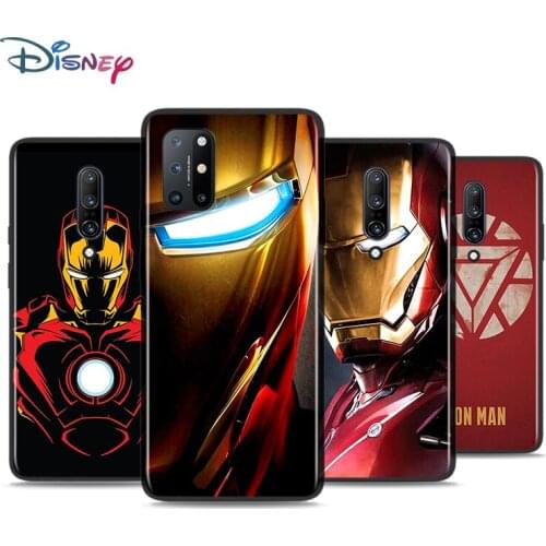 Silicone Cover Marvel Iron Man Logo For OnePlus Nord N10 N100 8T 7T 6T 5T 8 7 6 Pro Plus Phone Case Shell Coque