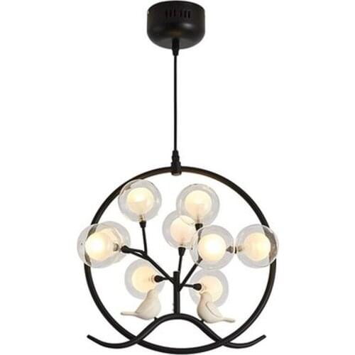 Modern Lights Loft Bird LED Chandeliers Pendant Lamps Bedroom Living Room Study Restaurant Hanging Lighting Fixtures Decoration