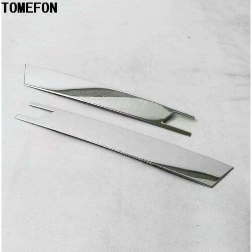 TOMEFON Stainless Steel For Chevrolet Equinox 2018 2019 2020 Rear Back Trunk Lid Cover Tailgate Boot Protector Auto Accessories