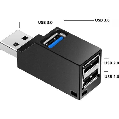 USB 3.0 HUB Adapter Extender Mini Splitter Box 3 Ports for PC Laptop Macbook Mobile Phone High Speed U Disk Reader for Xiaomi
