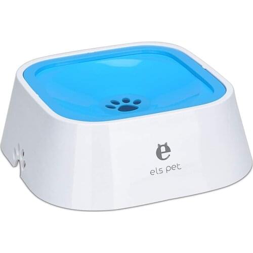 Dog Water Bowl Dog Bowl No-Spill Pet Water Bowl Slow Water Feeder Dog Bowl Vehicle Carried Dog Water Bowl for Dogs/Cats/Pets