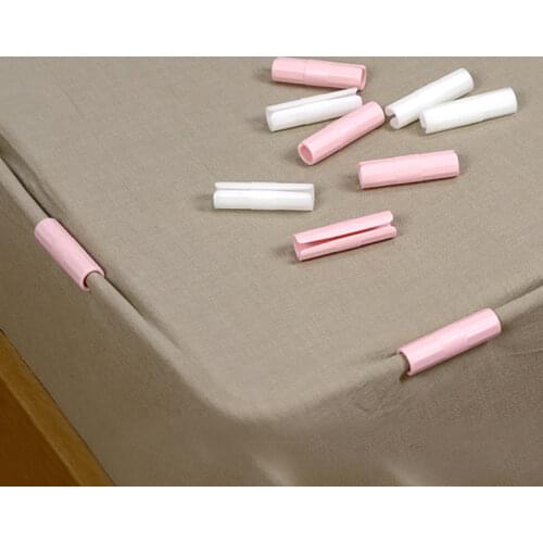 10pcs BedSheet Clips Plastic Slip-Resistant Clamp Quilt Bed Cover Grippers Fasteners Mattress Holder for Sheets Sheet Holder
