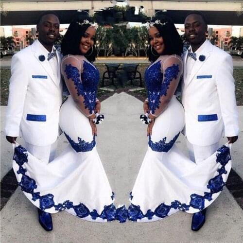 Aso Ebi Evening Dresses abiye abendkleider Plus Size Long Prom Dress Mermaid Matte Satin Full Sleeves Vestido De Festa Longo