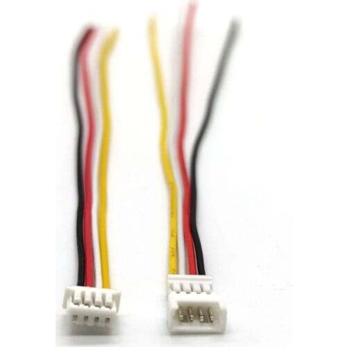 20 Pair Micro JST 1.25 4-Pin Male and Female Connector plug with Wires Cables