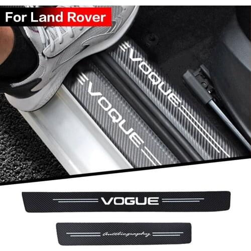 4Pcs Car sticker Interior decoration of the car door For Land Rover DISCOVERY EVOQUE SPORT SV VELAR VOGUE Autobiography