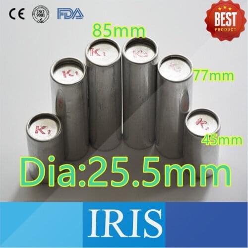 50 Pieces/Lot Denture Aluminum Tube Dental Full Cartridges With K2 Flexible Acrylic Resin 45mm 77mm 85mm Dental Lab Materials