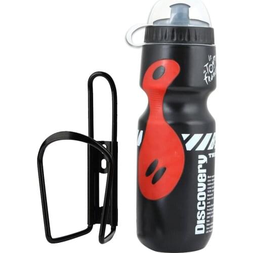 650ml Mountain Bike Bicycle Cycling Water Drink Bottle + Holder Cage Portable Cup Bottles Holding Shelf for Cycling Accessiones